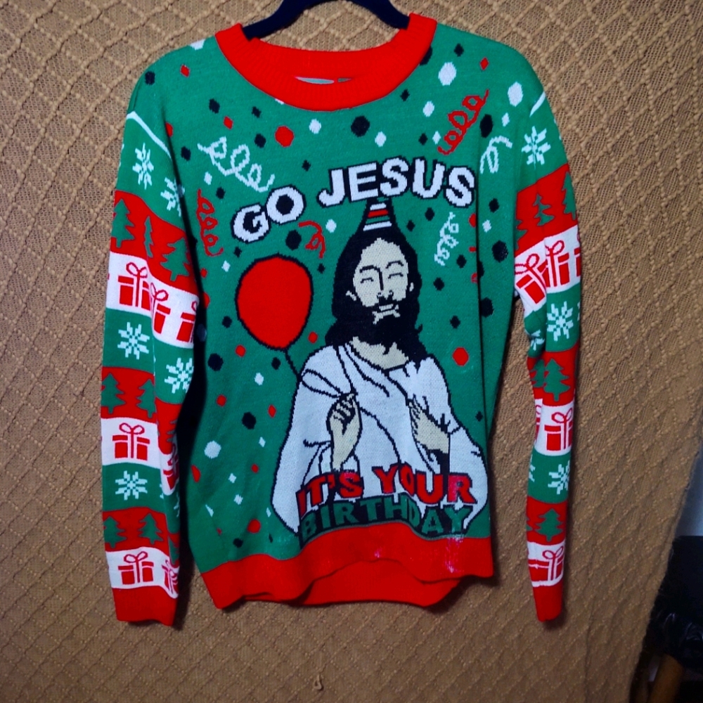 Go Jesus, it's your birthday Christmas Sweater